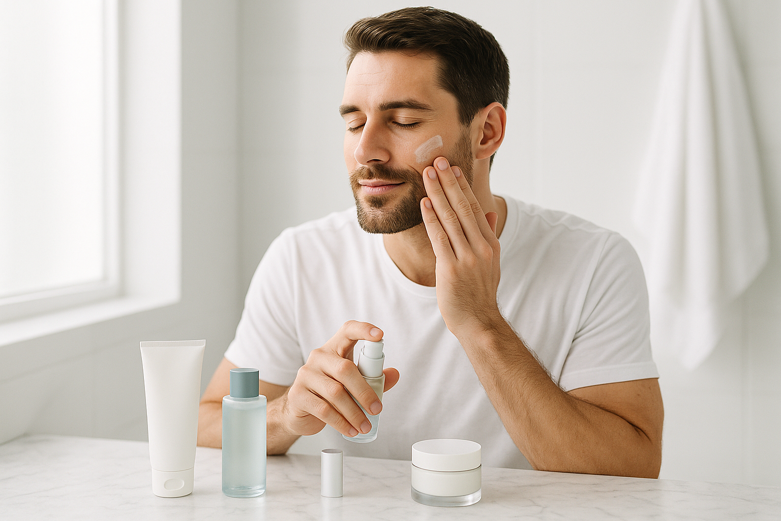 cuidado facial hombre