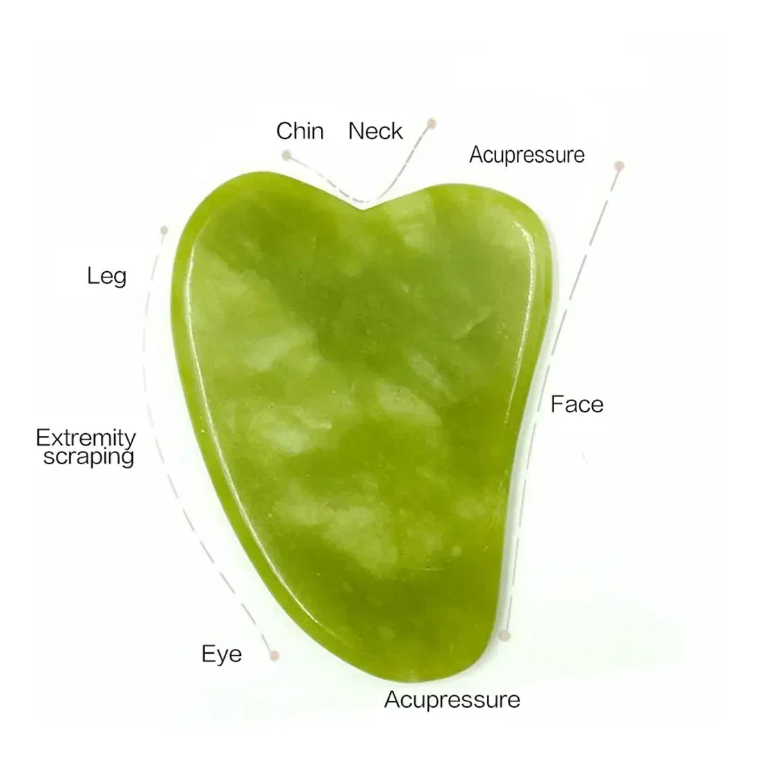 Set de Masaje Facial Jade Natural – 3 Piezas