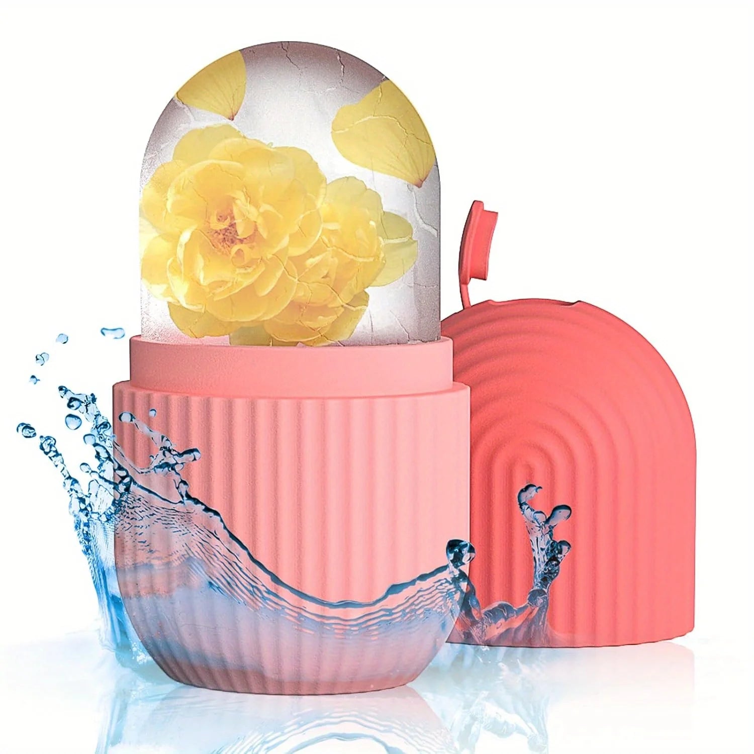 Rodillo Masajeador y Tratamiento Facial Con Hielo
