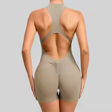 Mono Deportivo Corto para Mujer – Conjunto de Gimnasio