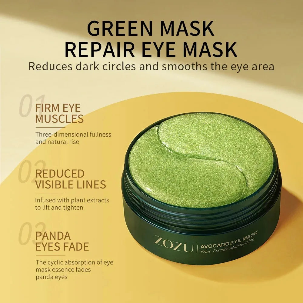 Mascarilla de Ojos Hidratante y Reafirmante Con Colágeno - 60 Uds
