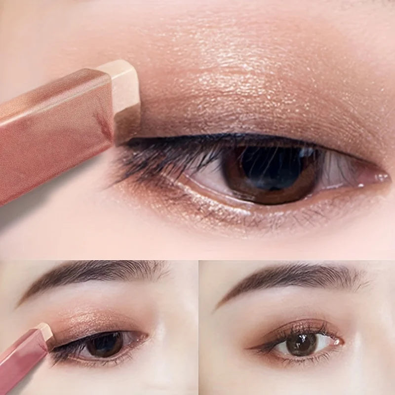 Stick 2 en 1 Sombra de Ojos y Eyeliner con Brillo Perlado