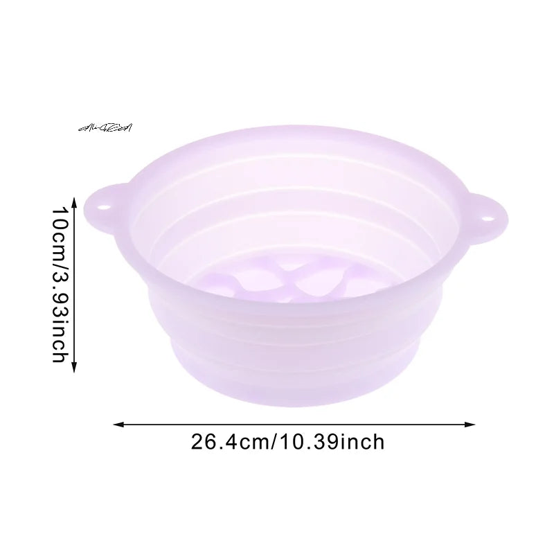 ✨ Cuenco de baño de hielo plegable de silicona para el cuidado facial ✨