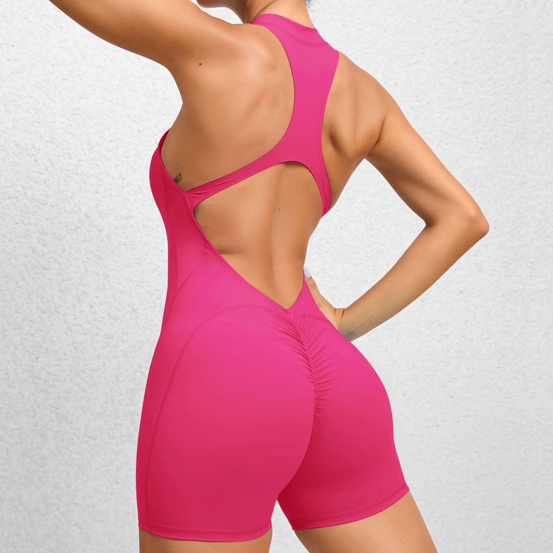Mono Deportivo Corto para Mujer – Conjunto de Gimnasio