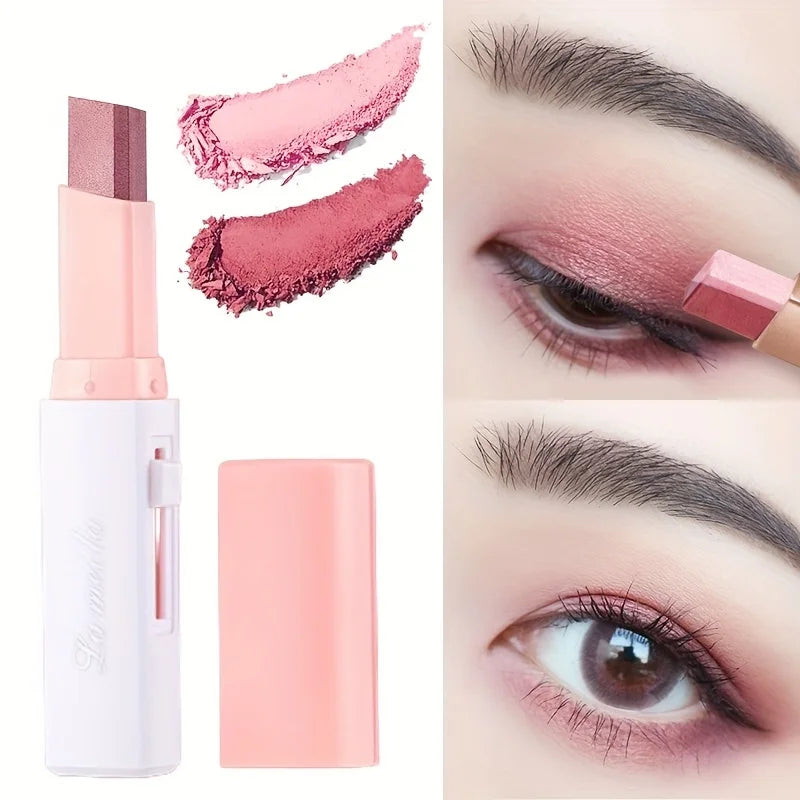 Stick 2 en 1 Sombra de Ojos y Eyeliner con Brillo Perlado