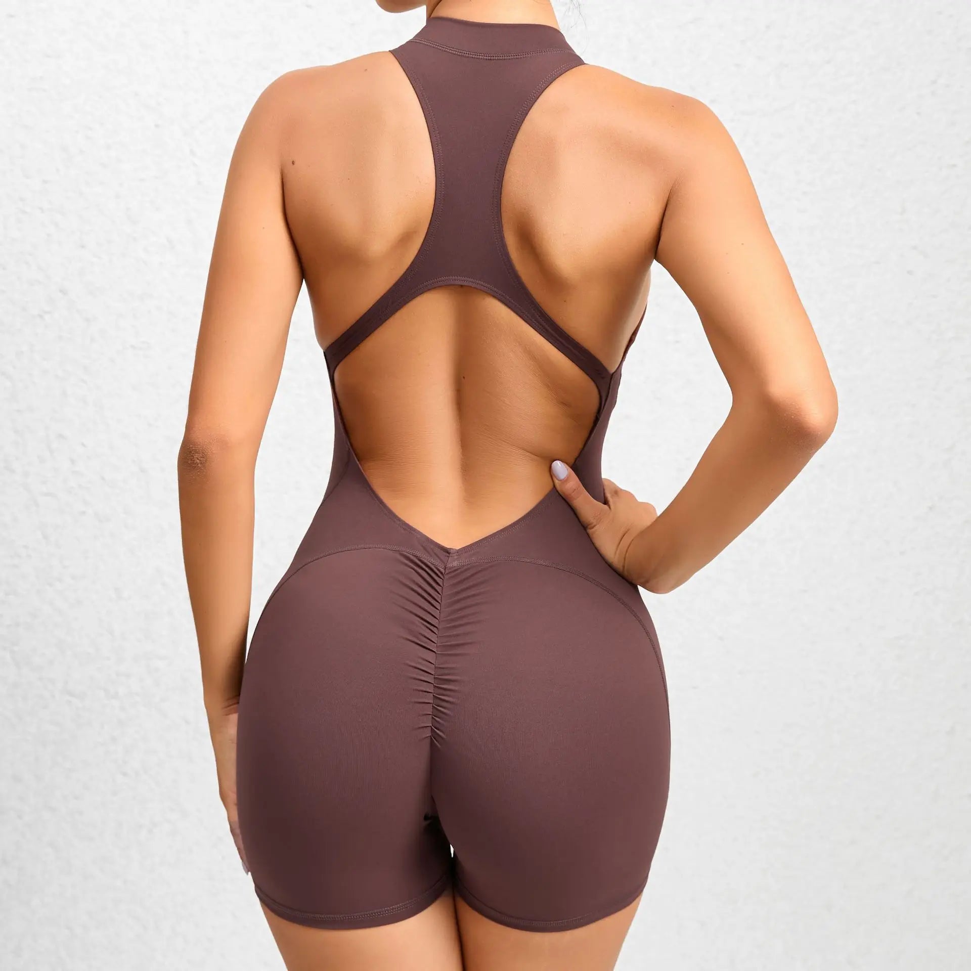 Mono Deportivo Corto para Mujer – Conjunto de Gimnasio