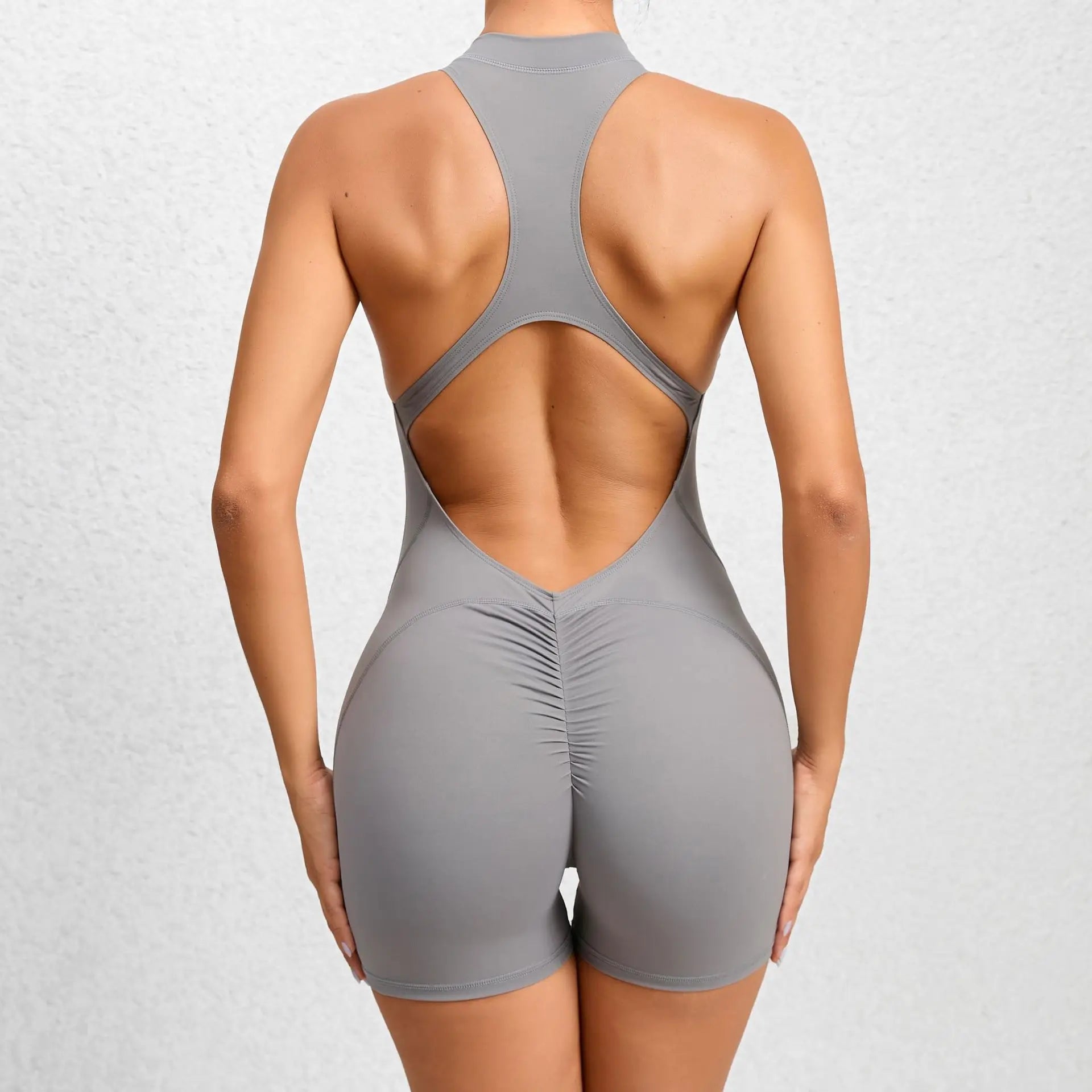 Mono Deportivo Corto para Mujer – Conjunto de Gimnasio