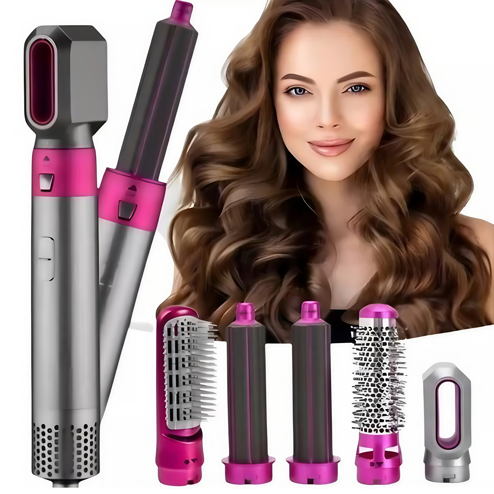 Kit Profesional 5 en 1 para Secado y Estilizado Del Cabello