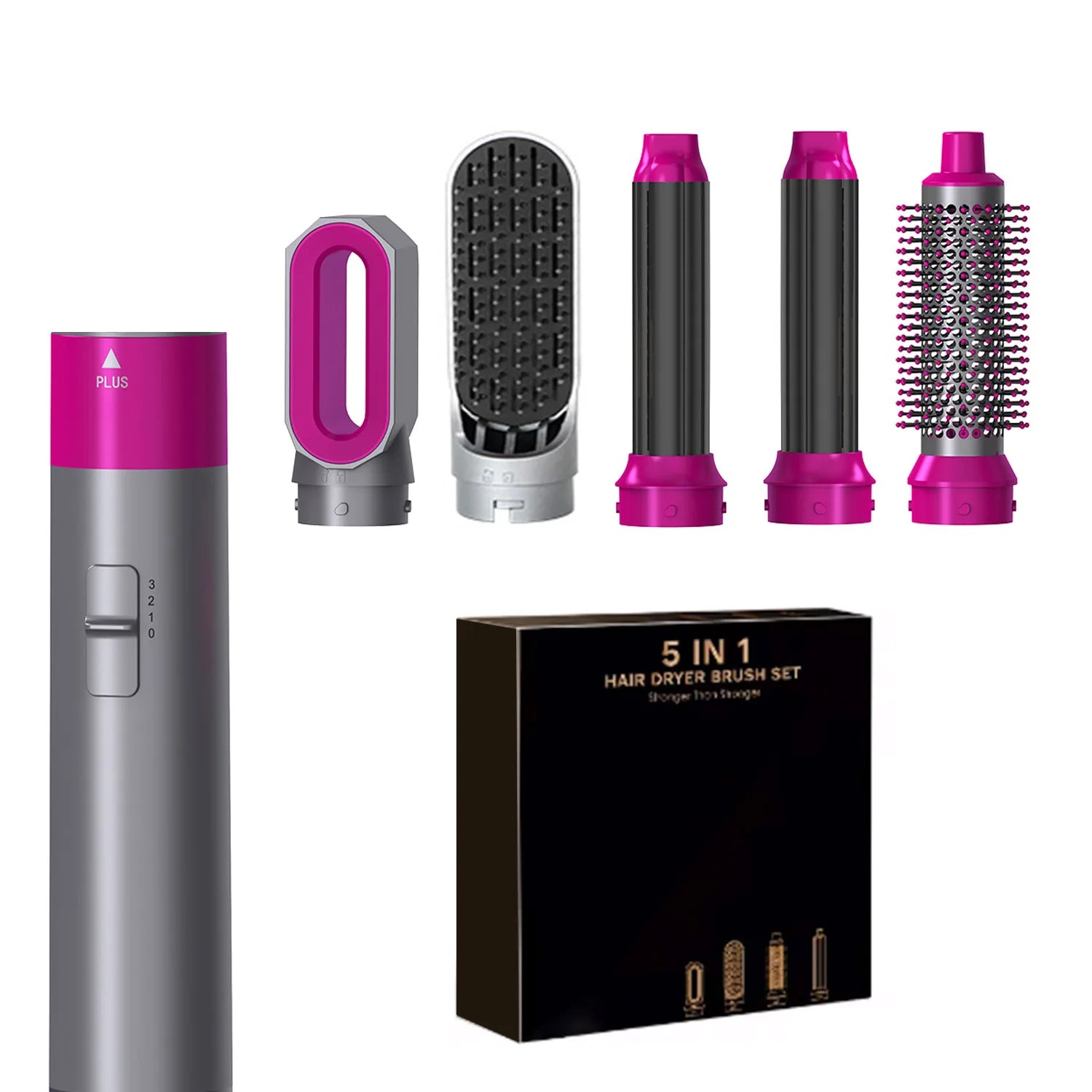 Kit Profesional 5 en 1 para Secado y Estilizado Del Cabello