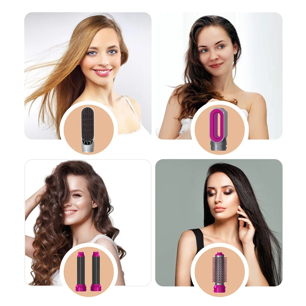 Kit Profesional 5 en 1 para Secado y Estilizado Del Cabello
